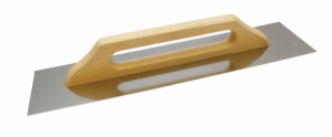Stainless steel plastering trowel 
