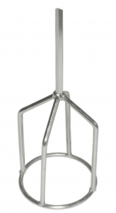 Mixing paddle for plastering mortar with M14 screw 