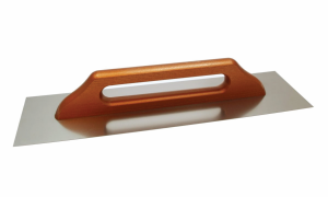 Stainless steel plastering trowel 