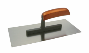 Stainless steel plastering trowel 