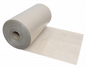 Plastic foil sleeve in roll translucent 